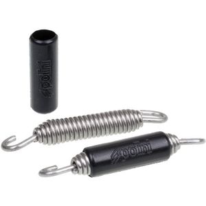 Uitlaat-trekveerset Polini RVS met Rubber 67mm