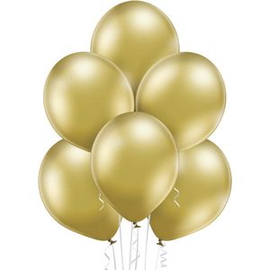 100x Ballon B105 – 30 cm (Glanzend Goud) [ reflex chrome] [PRomoballonsBelgium]