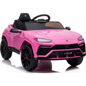 Lamborghini Urus roze kinderauto SUV racemonster met vele opties! | Elektrische Kinderauto | Met afstandsbediening