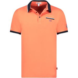 Geographical Norway Expedition Katoen Polo Shirt Kara Koraal - XL