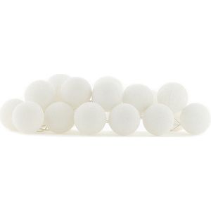 Cotton Ball Lights - Indoor lichtslinger - White - 20 lampjes