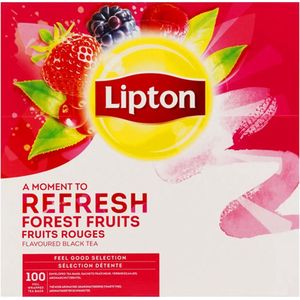 Lipton - Refresh Forest Fruits - Thee - Bosvruchten - 100 Zakjes