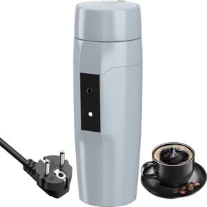 Draagbare Waterkoker – 350 ML - Mini Waterkoker – Automatische Uitschakeling - Portable Reis Waterkoker - Camping Waterkoker - Grijs