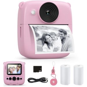 Kindercamera - Instant camera - 32GB SD kaart - 1080P Digitale camera - Foto's uitprinten