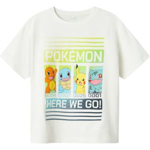 NAME IT - NKMMABR POKEMON NREG SS TOP BOX NOOS SKY - Jongens - T-shirts