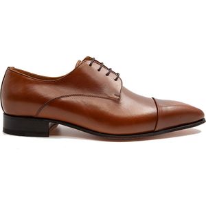 VanPalmen Nette schoenen - cognac - glad leer - topkwaliteit - maat 41,5