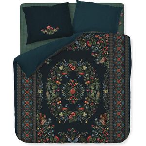 Pip Studio dekbedovertrek Forest Carpet dark blue - 2-persoons (200x200/220 cm incl. 2 slopen)