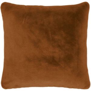 ESSENZA Furry Sierkussen Vierkant Leather brown - 50x50 cm