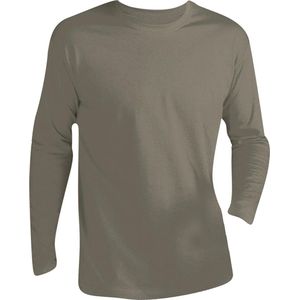 SOLS Heren Monarch T-Shirt met lange mouwen (Khaki)