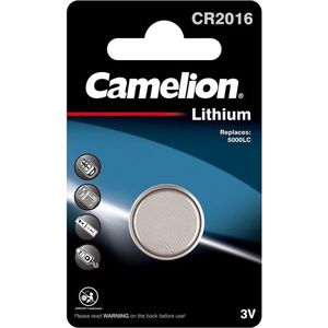 Camelion Batterij Knoopcel Lithium 3v Cr2016 Per Stuk