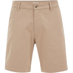 WE Fashion Heren loose fit chino short met stretch
