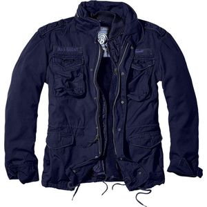Heren - Mannen - Outdoor - Stevige Kwaliteit - Zware materialen - Outdoor - Urban - Streetwear - Tactical - Jas - Jacket - M-65 - Giant - Winter - Jacket navy