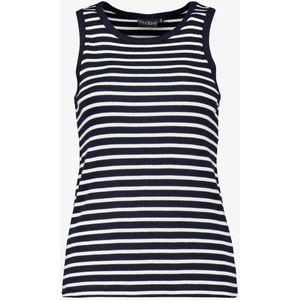 TwoDay dames singlet gestreept blauw wit - Maat L