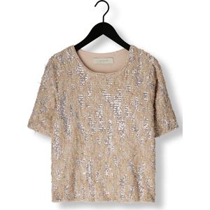 NUKUS Octavia Top Tops & T-shirts Dames - Shirt - Goud - Maat XS