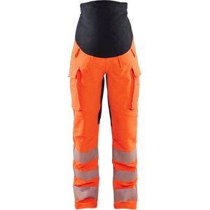 Blaklader High Vis Zwangerschapsbroek met 4-weg stretch 7100-1642 - High Vis Oranje/Zwart - S