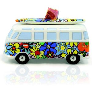 Brisa Spaarpot Volkswagen T1 bus - Bloemen