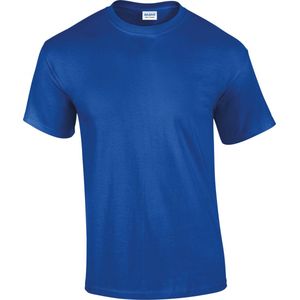 T-shirt Heren S Gildan Ronde hals Korte mouw Royal Blue 100% Katoen
