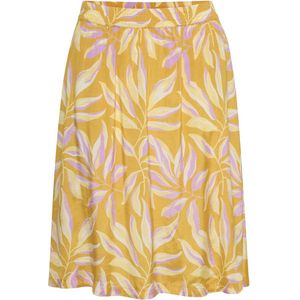 Kaffe Rok Kasafir Skirt 10507484 104218 Yellow/lupine Flower Dames Maat - W34