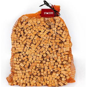 Aanmaakhout in netzak | 10 kilogram | aanmaakhoutjes voor aanmaak open haard hout in kachel