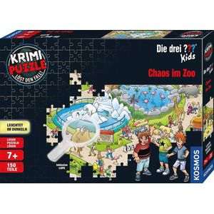 Puzzel Chaos in de Dierentuin 150 Delen - 1 Speler of Team Spel