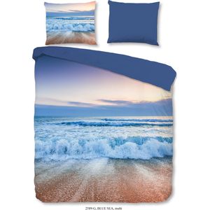 Good Morning Dekbedovertrek ""strand/ zee"" - Multi - (240x200/220 cm) - Katoen