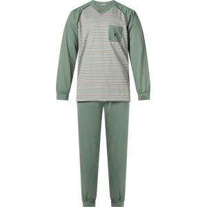 Heren pyjama singlejersey 944229 van Gentlemen knoophals maat XXL