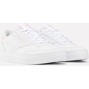 Reebok REEBOK COURT ADVANCE Wit Dames Sneakers - Wit - Roze - Maat 37.5