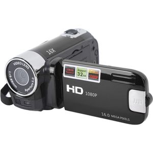 Handheld Videocamera met 1080P Resolutie en Draaibaar Scherm – Ideaal voor Kinderen en Vloggen