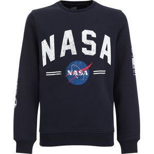 WE Fashion Jongens NASA® sweater met opdruk