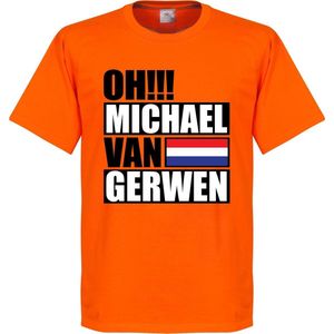 Oh Michael van Gerwen T-Shirt - Oranje - XXXXL