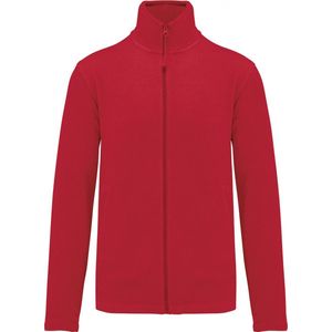Kariban Microfleece met rits heren K911 - Red - 3XL