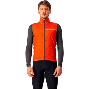 Castelli SQUADRA STRETCH VEST Fiery Red/Dark Gray - Mannen - maat M