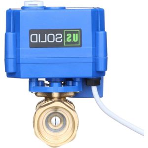 Gemotoriseerde Kogelkraan Messing Handfunctie 3/4 Inch Standaard Port 9-24V AC DC Auto Return Setup