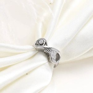 Donley - As ring - urn ring - crematie ring - gedenkring - urn - hart - dieren - ring voor as - memorial ring - ring overledene - ring voor gecremeerd as - Rouwsieraden - As hangers - As-hangers - Asring - persoonlijk gedenksieraden - Wings asring