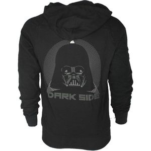 Star Wars - Hoodie Zwarte Darth Vader op Achterkant - S - Carnavalskleding