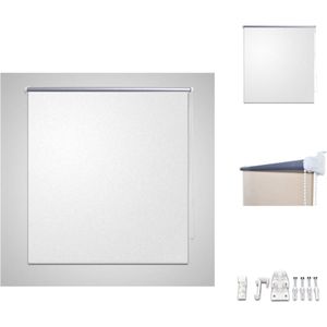 vidaXL Verduisterende Rolgordijn - 100 x 175 - Zilverkleurige Reflectie - Jaloezie