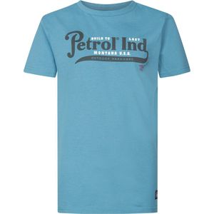 Petrol Industries - Jongens Artwork T-shirt Jackson - Blauw - Maat 140
