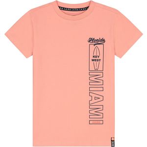 SKURK - T-shirt Timon - Coral - maat 122/128