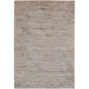 Vercai Rugs Invista Collectie - Hoogpolig Vloerkleed - Zacht Tapijt voor Woonkamer - Polyester - Beige - 80x150 cm