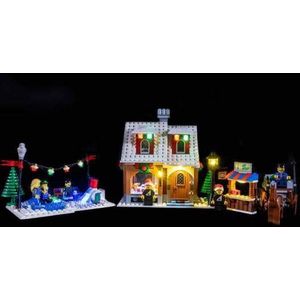 Light My Bricks - Geschikt voor LEGO Winter Village Bakery 10216 Verlichtings Set