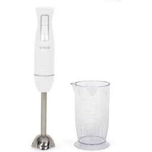 Staafmixer met kom - LIVOO - DOP245W - 400 W - 2 snelheden - Wit