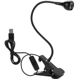 USB 3W UV-lijmlamp - Ultraviolet LED Paars Licht - Flexibele Bureaulamp met Clip en Schakelaar - Reparatie van Mobiele Telefoons Gelnagels .