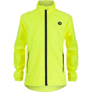 AGU GO Kids Regenjas Essential - Fluo Geel - 164 - Meisjes & Jongens - Waterdicht & Ademend