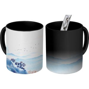 Magische Mok - Foto op Warmte Mokken - Koffiemok - Schilderij - Olieverf - Natuur - Magic Mok - Beker - 350 ML - Theemok