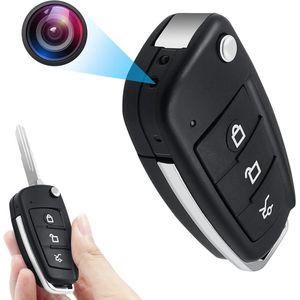 Verborgen Camera Sleutelhanger 1080P HD Beveiligingscamera met Nachtzicht en Bewegingsdetectie