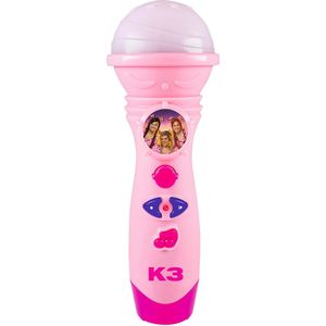 K3 Speelgoedmicrofoon - Microfoon met Stemopname De 3 Biggetjes - Met 4 K3 Liedjes