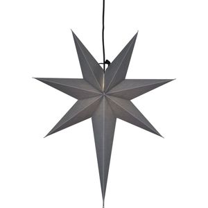 Star Trading ""Ozen"" - hangende kerstster - zwart - papier - B 55 cm - H 65 cm