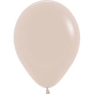 Sempertex Ballonnen Fashion Whitesand - 50 stuks - 12 inch - 30cm