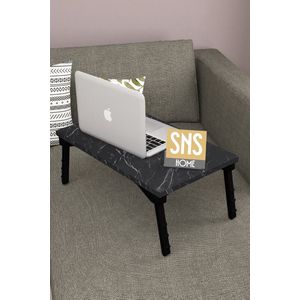 SNS Home / Laptopstandaard / Ontbijttafel / Bureau / Laptoptafel / Bank Tafeltje / Bendir-Zwart / 60 cm