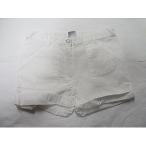 Petit Bateau , korte broek , short ,meisje , wit , 6 jaar  114